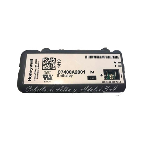 SENSOR DE ENTALPIA DIGITAL C7400S1000 HONEYWELL ( HUMEDAD /TEMPERATURA) PARA USO CON DISPOSITIVOS S-BUS Y CONTROLADOR DE ECONOMI
