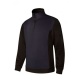 SUDADERA MEDIA CREMALLERA BICOLOR VELILLA
