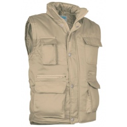 CHALECO MULTIBOLSILLOS 65% POL. 35% ALG. 
