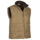 CHALECO ACOLCHADO POLIESTER CUELLO POLAR