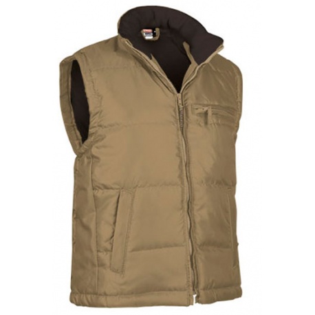 CHALECO ACOLCHADO POLIESTER CUELLO POLAR