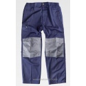 PANTALON 65% POL. 35% ALG. COMBINADO EN RODILLA Y CULERA WT.