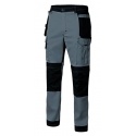 PANTALON MULTIBOLSILLOS BICOLOR ELASTICO CANVAS REFORZADO