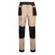 PANTALON MULTIBOLSILLOS BICOLOR ELASTICO CANVAS REFORZADO