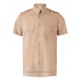 CAMISA MANGA CORTA 2 BOLSILLO CON TAPETAS Y GALONERAS VELILLA