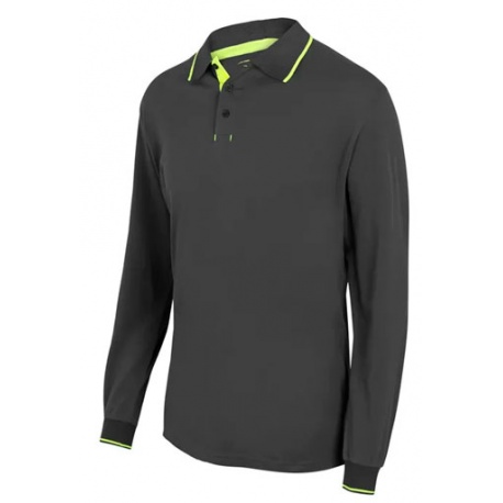 POLO MANGA LARGA RAYA BICOLOR VELILLA