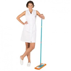 BATA MUJER BLANCA SIN MANGA GARY`S