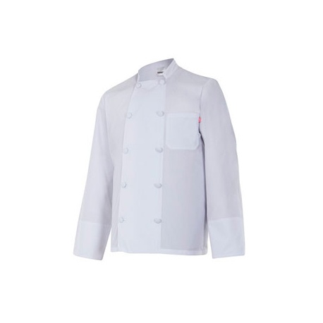 CHAQUETA COCINERO MANGA LARGA VELILLA