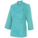 CHAQUETA COCINERA ENTALLADA SEÑORA CUELLO MAO VELILLA