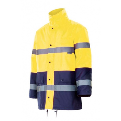 PARKA BICOLOR DE ALTA VISIBILIDAD CON CINTAS REFLECTANTES VELILLA