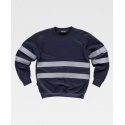SUDADERA CUELLO REDONDO CON CINTAS RELFEX. WT