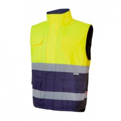 CHALECO ACOLCHADO BICOLOR ALTA VISIBILIDAD VELILLA