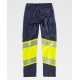 PANTALON MULTIBOLSILLOS COMBINADO TEJIDO ELASTICO CON CINTAS DISCONTINUAS WT.