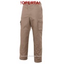 PANTALON MULTIBOLSILLOS BEIGE REFORZADO VELILLA NIQUEL