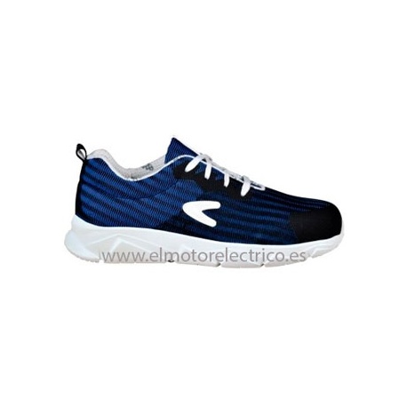 ZAPATO SEGURIDAD S1P NYLON AZUL-NEGRO FLEXING COFRA