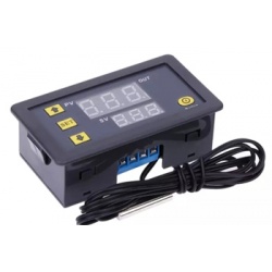 TERMOSTATO DIGITAL DOBLE VISOR SALIDA 10A 12V CON SONDA