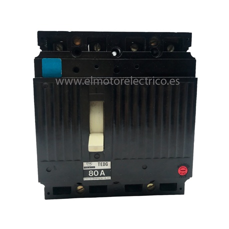 INTERRUPTOR GENERAL 80A  CGE  600V 4 POLOS REF.TEDG146A