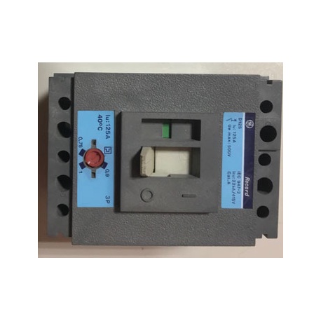 INTERRUPTOR AUTOMATICO 125A GE RECORD 500V 4 POLOS