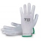 GUANTE POLIESTER BLANCO SIN COSTURAS 610P URETAN TB