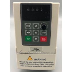 Variador Frecuencia 2 CV-1.5 KW BT12-S2-1R5 entrada monofasica 220V salida 220V trifasica BLACK THUNDER