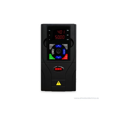 Variador Frecuencia 3 CV-2.2 KW HV100 entrada 220V monofasica  salida 220 V trifasica HNC