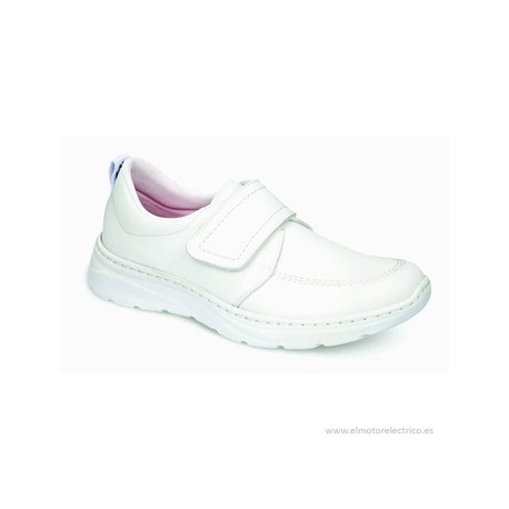 ZAPATO CIERRE VELCRO BLANCO MOD.FLORENCIA PLUS DIAN