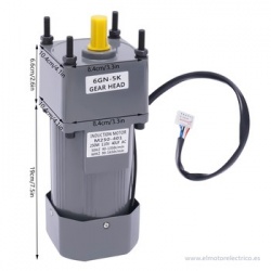 MOTOR REDUCTOR ALTO PAR 250W 220V R:5