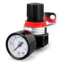 REGULADOR PRESION 1/4" 0-8  BAR MINI CON MANOMETRO 