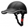 CASCO DE CUERO NEGRO PARA BICICLETA CAS-020