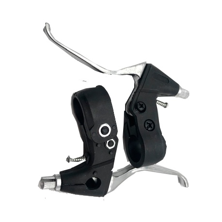 MANETA FRENO DERECHA  METALIZADO-NEGRO  PF-05D PARA  BICICLETA 