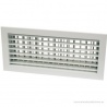 REJILLA 350x250 DOBLE IMPULSION ALUMINIO BLANCO