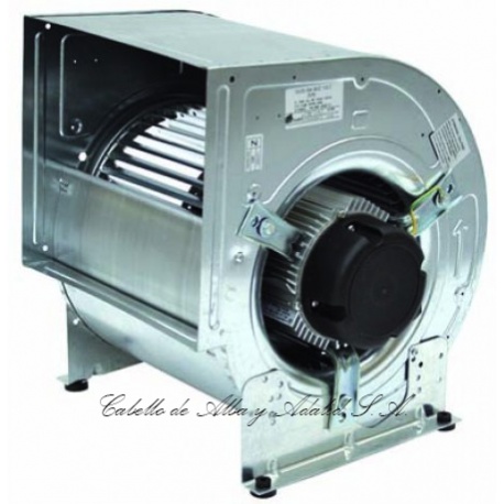 VENTILADOR CENTRIFUGO BP-RC-10/10 MC 4P 0.37 KW 230 V 28/28  BAJA PRESION MONOFASICA RODETE CHAPA MDFAN