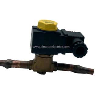VALVULA SOLENOIDE CASTEL RECUPERADA 1068/3S TIPO HM2  3/8 45BAR TS -35-105  EN BUEN ESTADO

RECUPERADA 