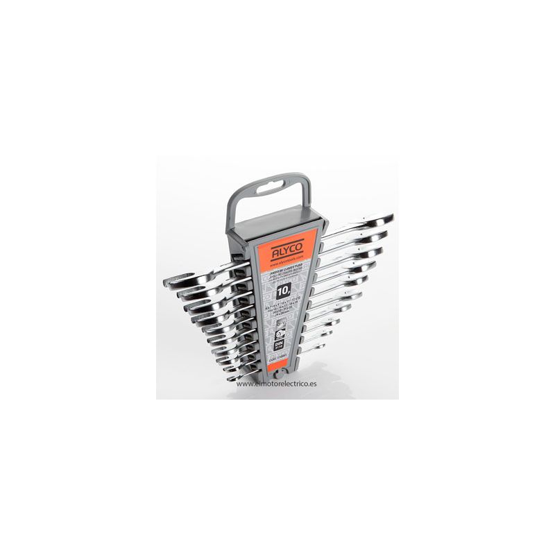 JUEGO LLAVES FIJAS 10 PZAS ALYCO ORANGE