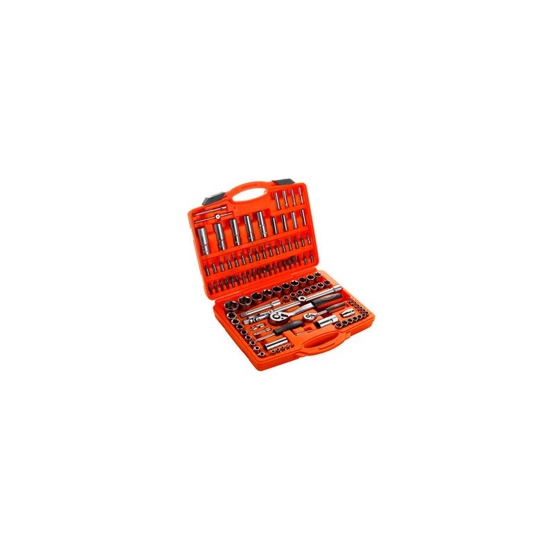 JUEGO LLAVES VASO 1/2-1/4" 110 PIEZAS ALYCO ORANGE