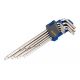 JUEGO LLAVES TORX INVIOLABLE LARGAS 9 PIEZAS ALYCO.