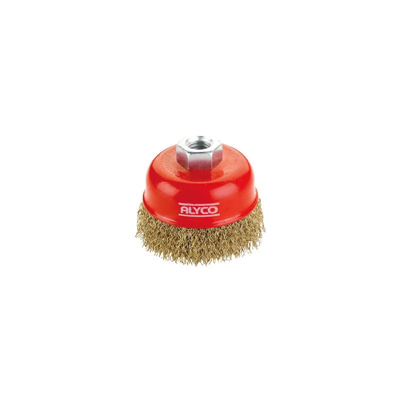 CEPILLO TAZA ALAMBRE ONDULADO 100 M AMOLADORA ALYCO