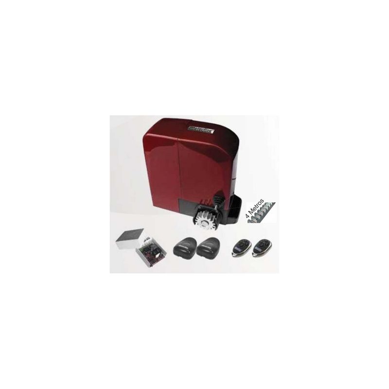 MOTOR PUERTA CORREDERA 800 KG KIT COMPLETO MOTORLINE KITSLIDE800A CON 4 METROS CREMALLERA