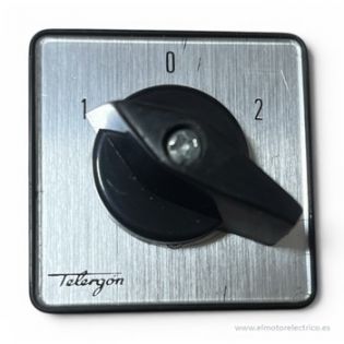 CONMUTADOR SELECTOR T12 TELERGON T400 2 POLOS POS-1-0-2  16A