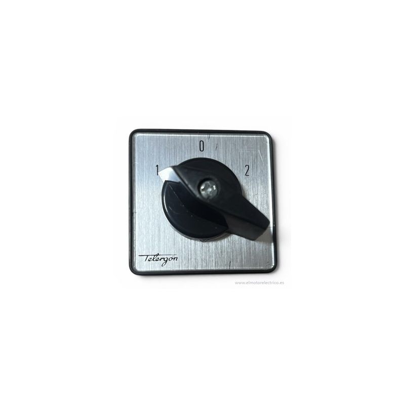 CONMUTADOR SELECTOR T12 TELERGON T400 2 POLOS POS-1-0-2  16A
