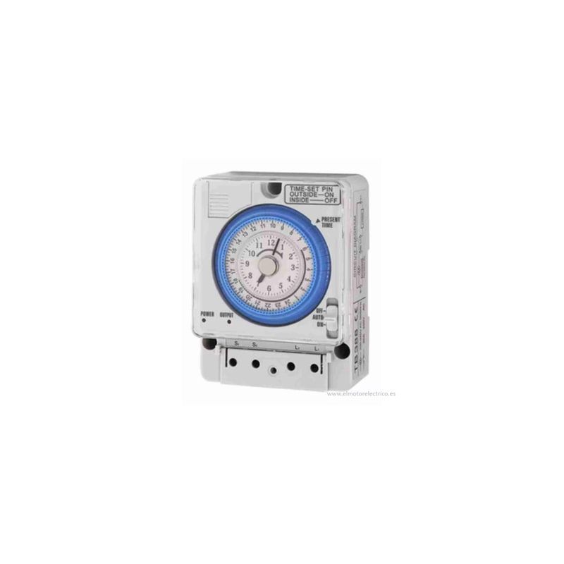 RELOJ TEMPORIZADOR HORARIO 12-24V AC/DC