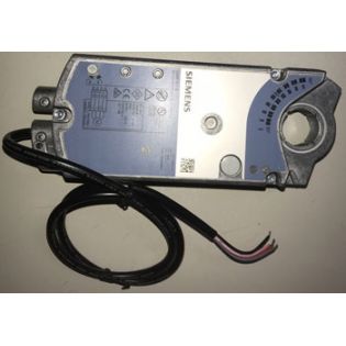 ACTUADOR DE COMPUERTA GCA166.1E SIEMENS 24V SEÑAL POSICIONAMIENTO 0.10VCC PA18NM APERTURA CON MOTOR 90S CIERRE CON RESORTE 15S, 