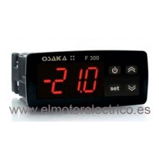 TERMOSTATO  DIGITAL F300 REFRIGERACION PANEL 2 RELES 2 SONDAS 220V MARCA OSAKA CON MICROPROCESADOR