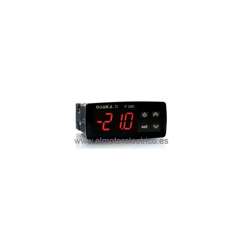 TERMOSTATO  DIGITAL F300 REFRIGERACION PANEL 2 RELES 2 SONDAS 220V MARCA OSAKA CON MICROPROCESADOR