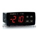 TERMOSTATO  DIGITAL F300 REFRIGERACION PANEL 2 RELES 2 SONDAS 220V MARCA OSAKA CON MICROPROCESADOR