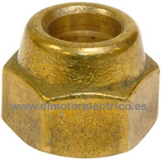 TUERCA LATON DE 3/8" SAE