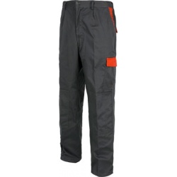 PANTALON MULTIBOLSILLOS TAPETAS BICOLOR 65% POL. 35% ALG. WT