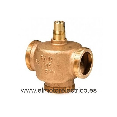 VALVULA 3 VIAS DN32 VG37802PT 1 1/4" RECTA