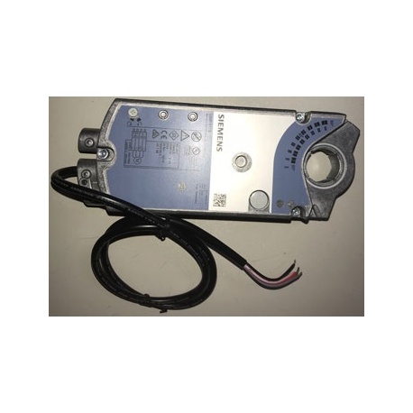 ACTUADOR DE COMPUERTA GCA166.1E SIEMENS 24V SEÑAL POSICIONAMIENTO 0.10VCC PA18NM APERTURA CON MOTOR 90S CIERRE CON RESORTE 15S, 