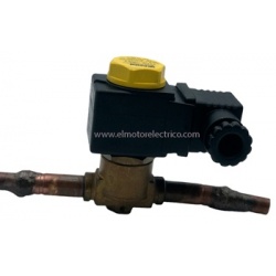 VALVULA SOLENOIDE CASTEL RECUPERADA 1068/3S TIPO HM2  3/8 45BAR TS -35-105  EN BUEN ESTADO

RECUPERADA 